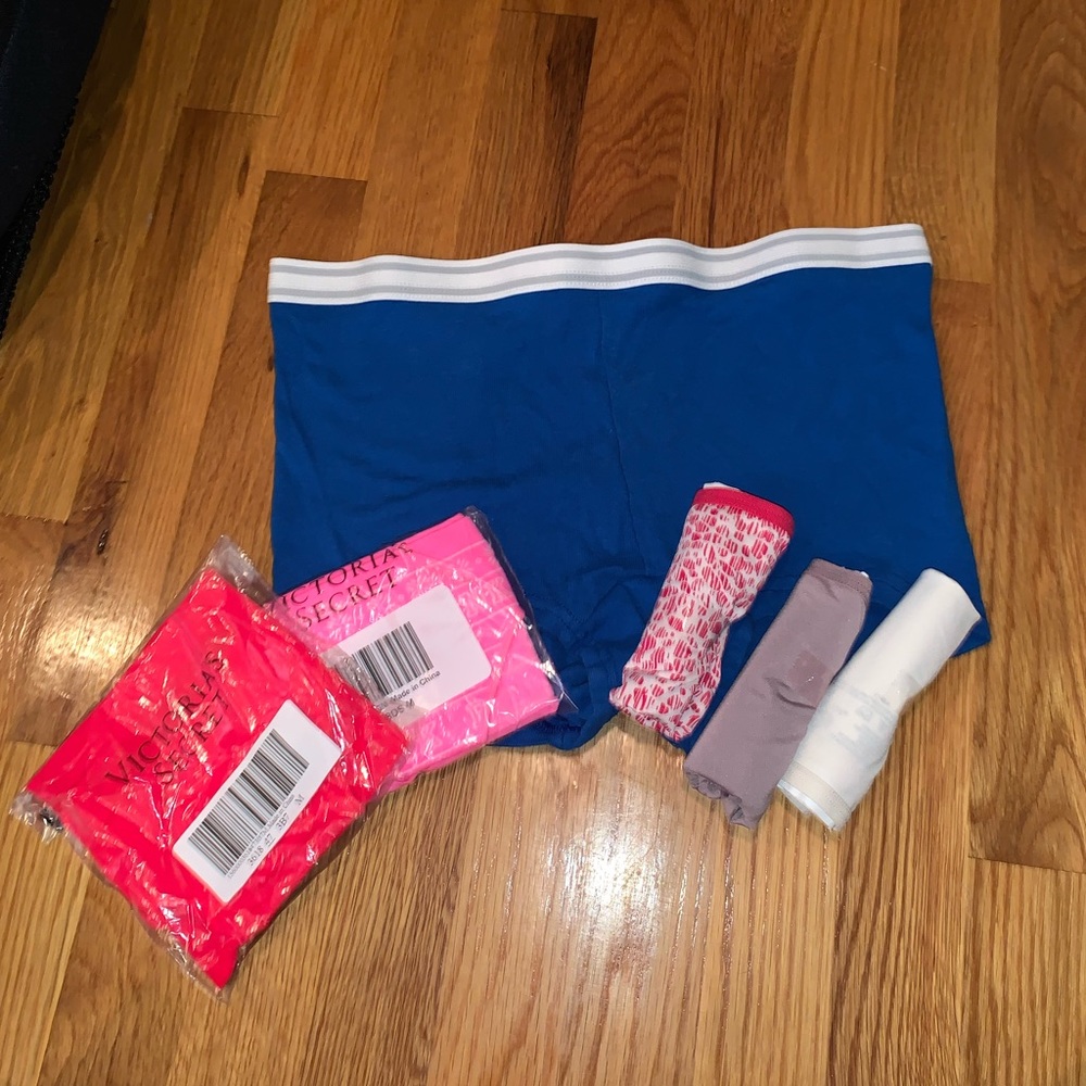 underwear/boyshorts bundle (never worn boyshorts)